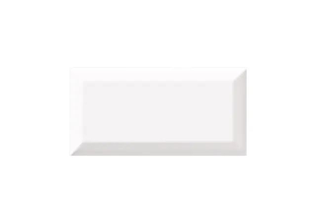 Roca Whites Suite Bevel Blanco piastrella bianca bisellata
