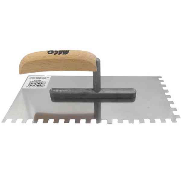 Magg frattazzo dentato inox 270x130 mm dente 6 mm legno