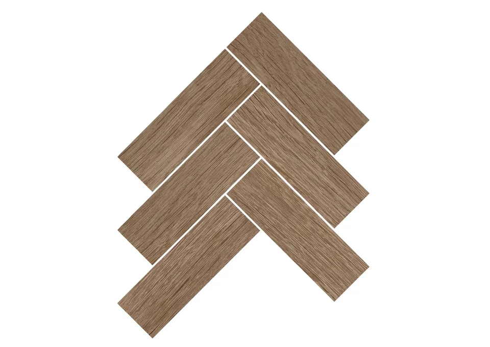 Roca Tiles Morea Nogal mosaico spina noce legno