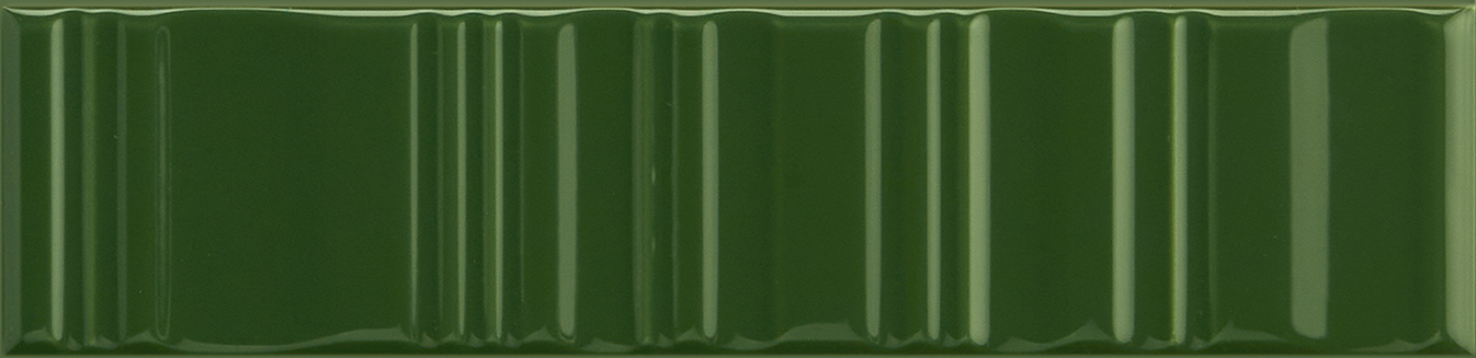 Recer Cromina 3D Glide rivestimento 7,5x30 verde lucido