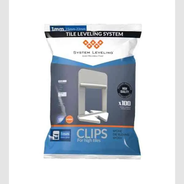 System Leveling distanziatore livellante 1,0 mm alto 100 pz