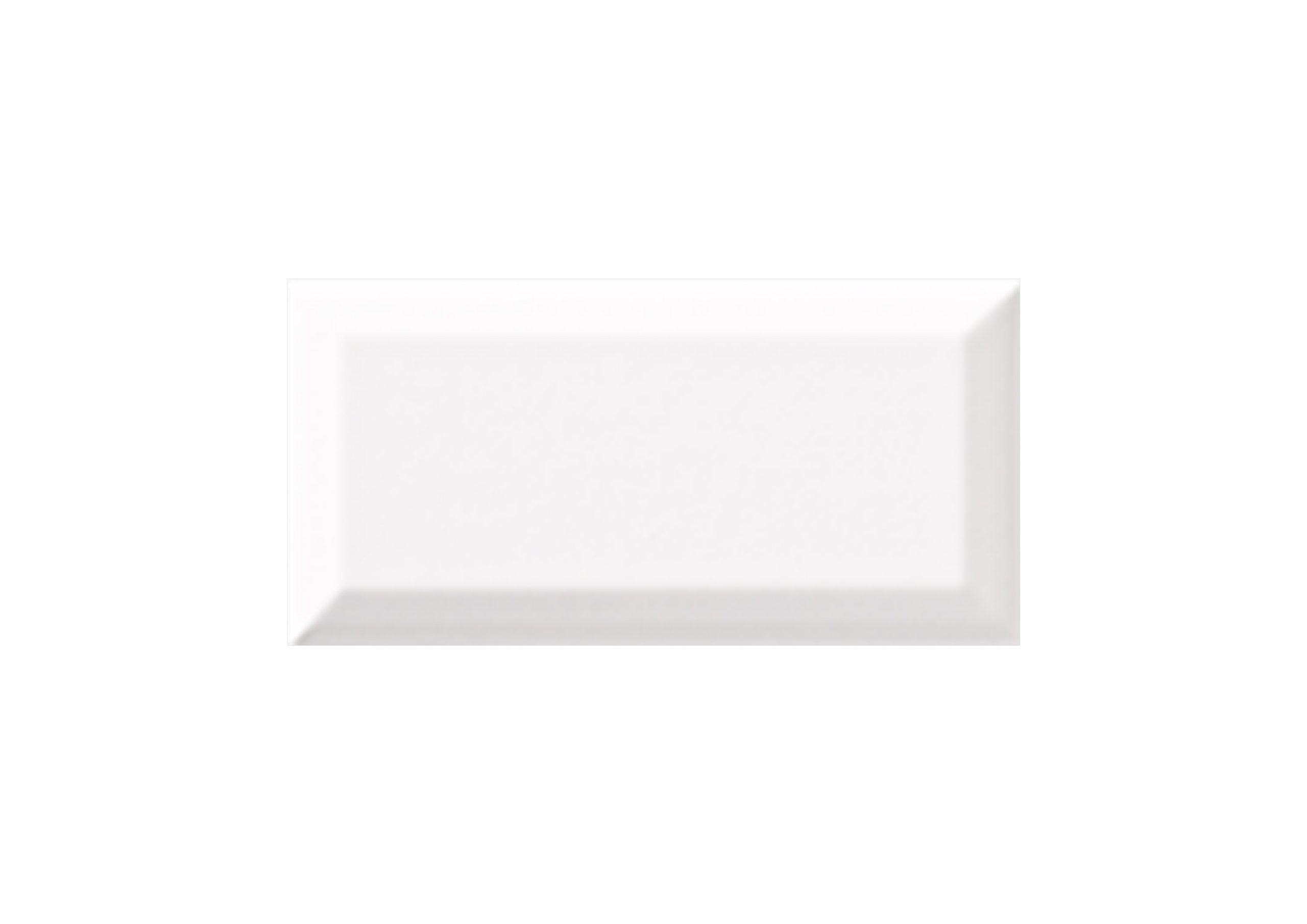 Roca Whites Suite Bevel Blanco piastrella bianca bisellata