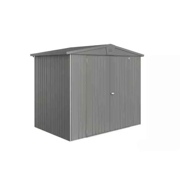 Biohort Europa casetta da giardino metallo 244x84 cm grigio scuro