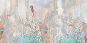 Viva Made Seahorse complemento arredo bagno ceramica