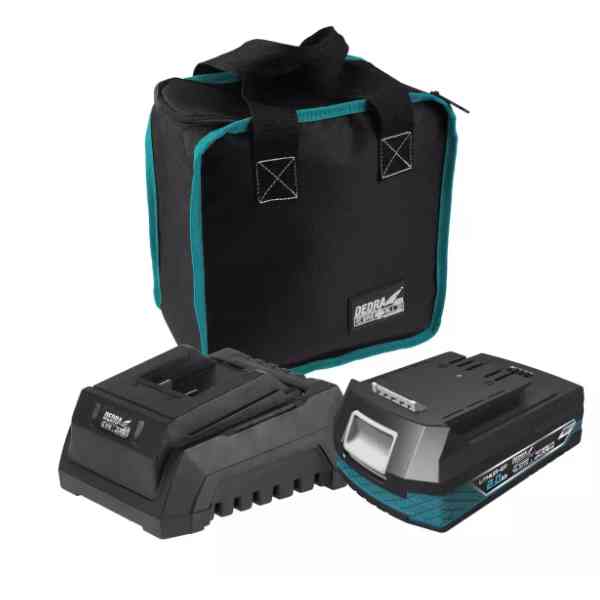 Dedra DED7030G01 kit batteria 18V 2Ah + caricabatterie
