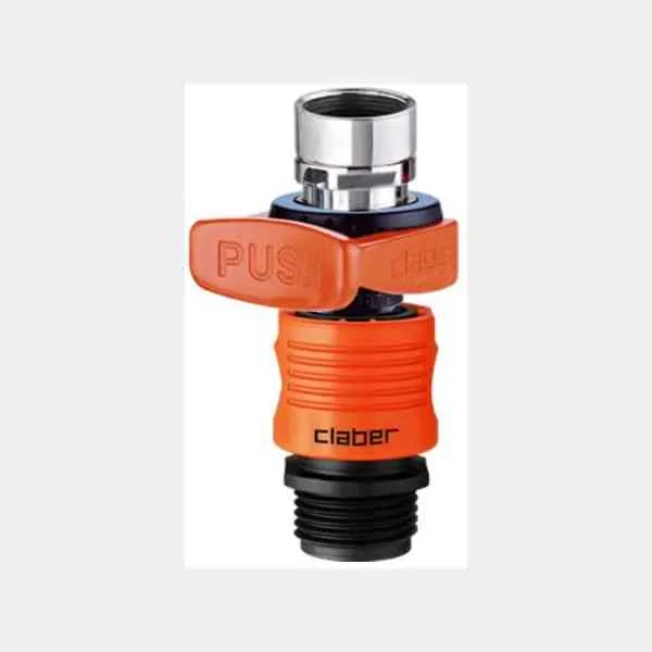 Claber 8587 Quick Fit raccordo 3/4 per tubo giardino