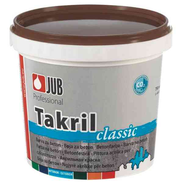 Jub Takril pittura cemento 5 L marrone scuro n. 6