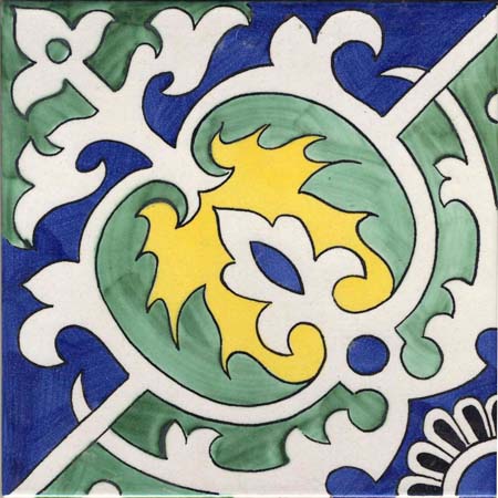 Ceramica Pinto Pennellato VP1595 piastrella maiolica mano