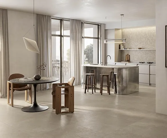 Casalgrande Padana Lithos gres effetto pietra Portland