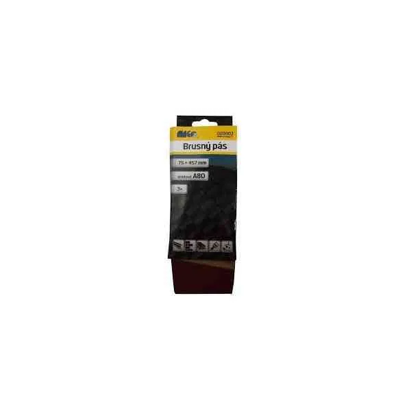 Magg A80 nastro abrasivo 75x457 mm grana 80 3 pezzi