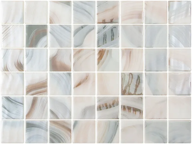 SQ Mosaic Bay Glam Fifty Tara Glam mosaico beige opaco