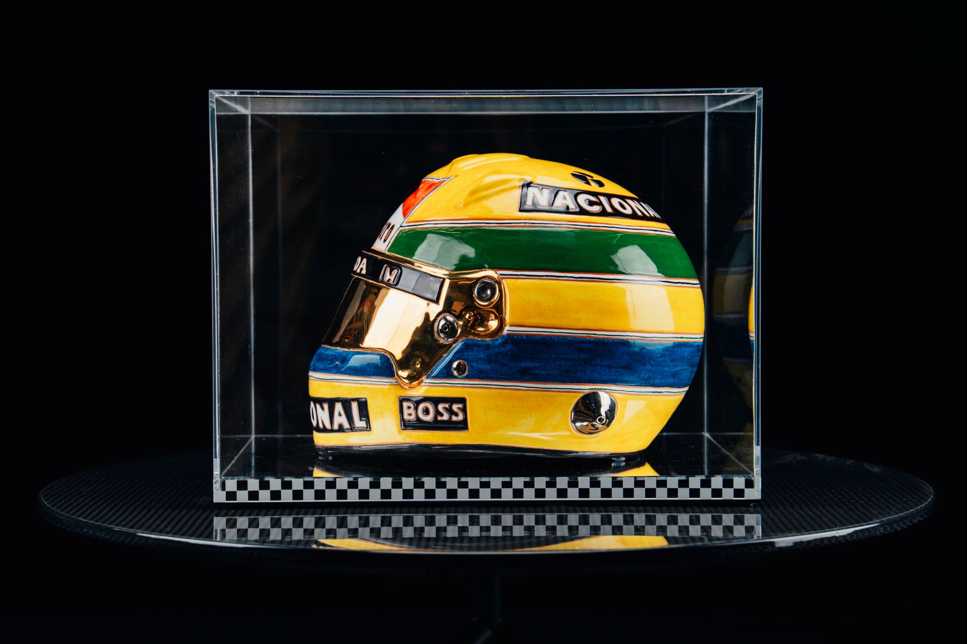 Cerasarda Art Helmets ASN88 casco ceramica decorativo Senna