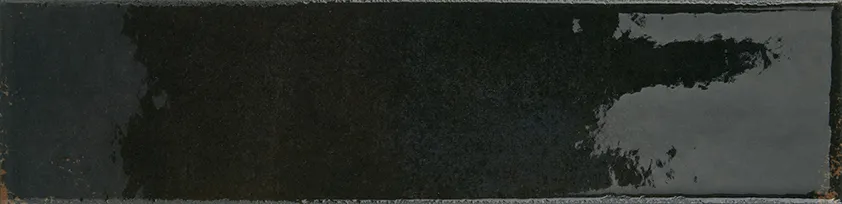 Recer Vetra Ebony Black piastrella 7,5x30 nero lucido