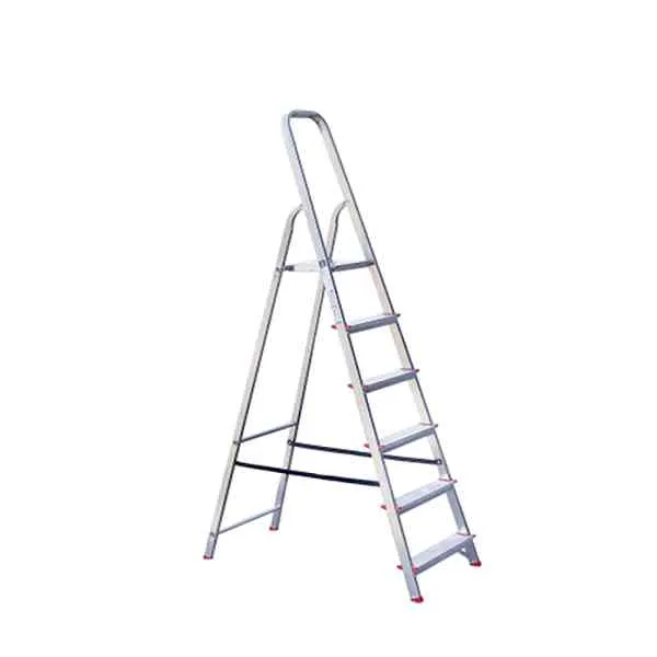 STS scala alluminio 6 gradini 1,95 m autoportante