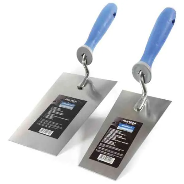 Protech Cazzuola Muratore Inox Piatta 180 mm