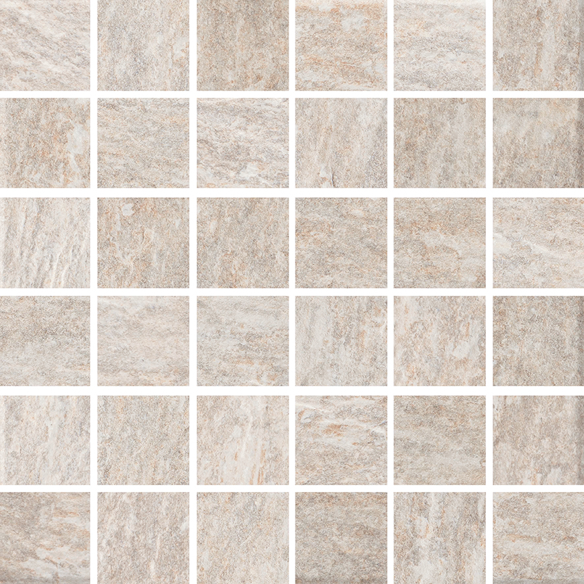 Recer Wild Rock Beige mosaico 30x30 tessere 4,5x4,5 opaco