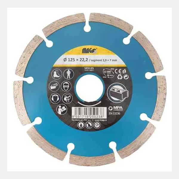 Magg Super disco diamantato 125x22,2 mm segmentato