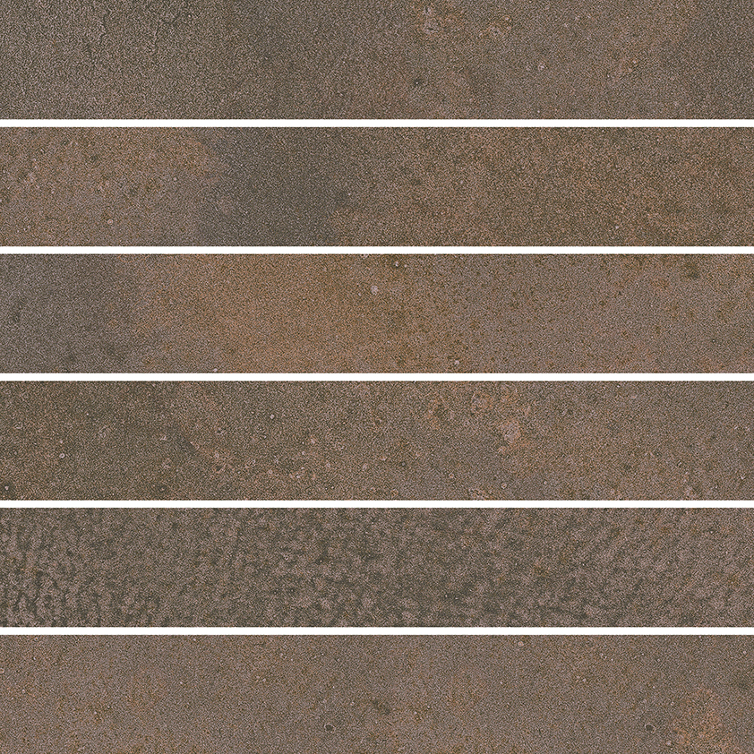 Recer Metalcrete Corten 30x30 Mosaico Effetto Metallo