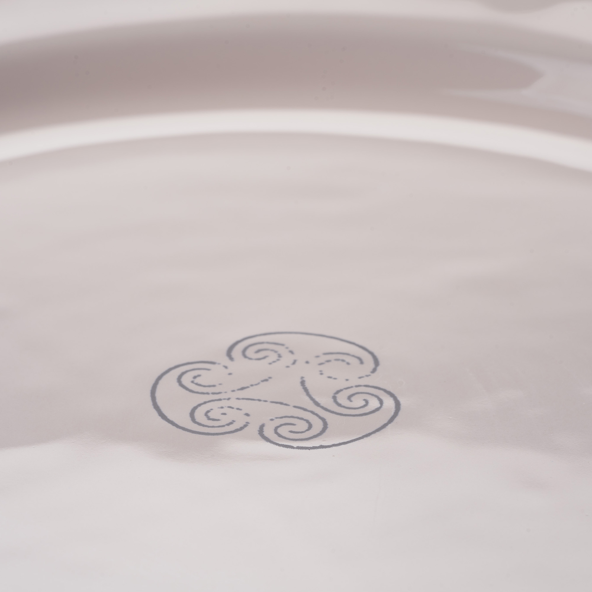 Cerasarda Arte della Tavola Segnaposto Monogram Rosa piatto
