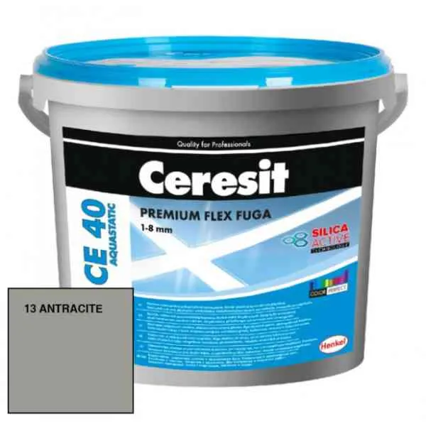 Ceresit CE 40 Antracite 13 stucco fughe 5 kg idrorepellente