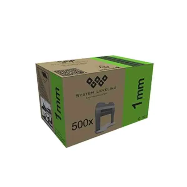 System Leveling distanziatori livellanti 1 mm 500 pz