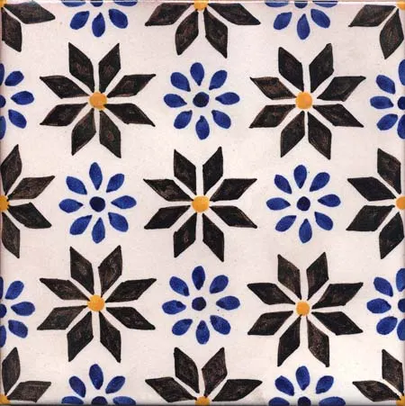 Ceramica Pinto Barocco Vietri VP14867 piastrella maiolica a mano