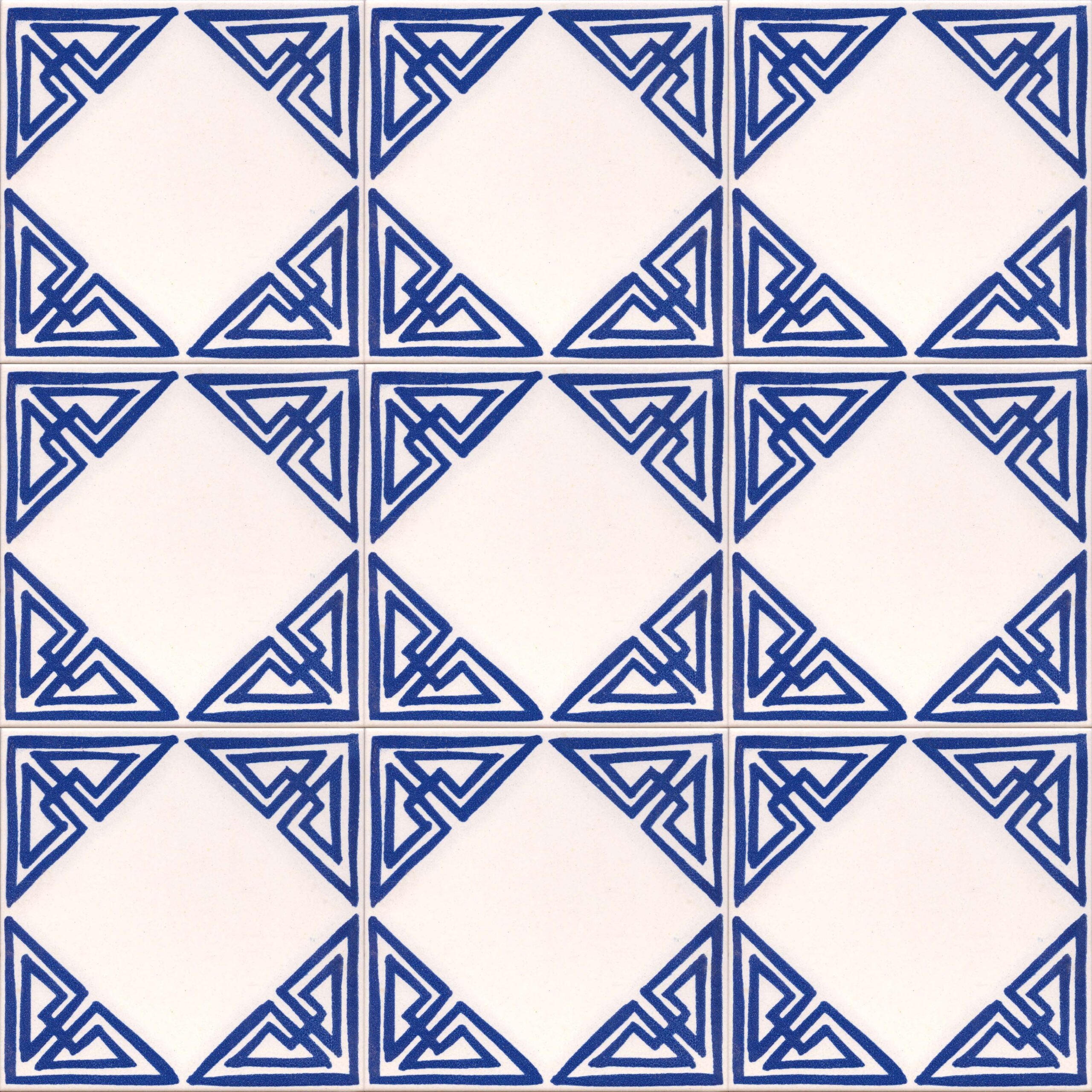 CERAMICA PINTO Antico Vietri Stampato VP11659 piastrella decorata a mano
