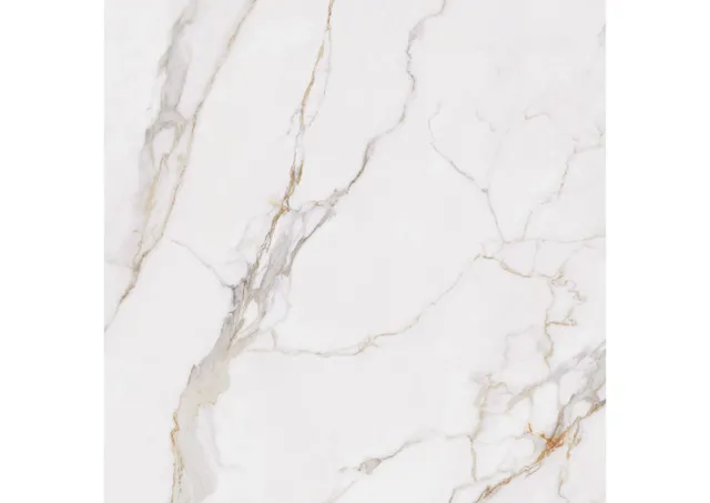 Roca Tiles Marble Calacatta Oro gres marmo bianco