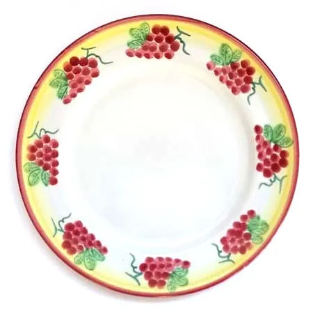 Ceramica Pinto Pennellato VP2590 piatto piano maiolica vietrese