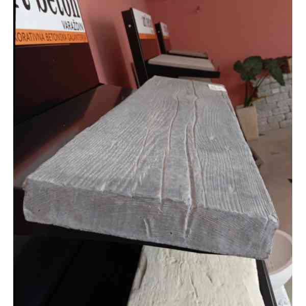 Art Beton Timber piastra cemento 90x25 antracite effetto legno