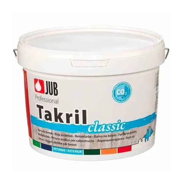 Jub Takril pittura per cemento bianca 5 L