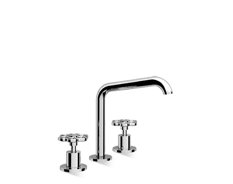Viva Made Bloom 831 Batteria Lavabo 3 Fori Cromato
