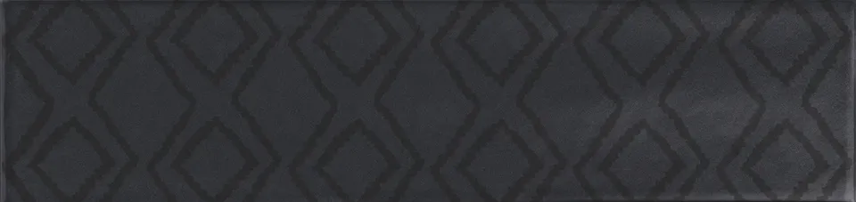 Recer Magnes piastrella 7,5x30 nero Decor Black