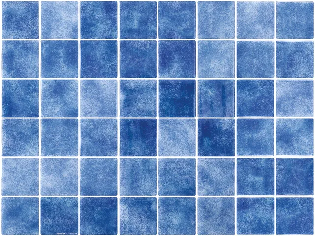 SQ Mosaic Genuine Fifty GN104 mosaico blu lucido 50x50 mm