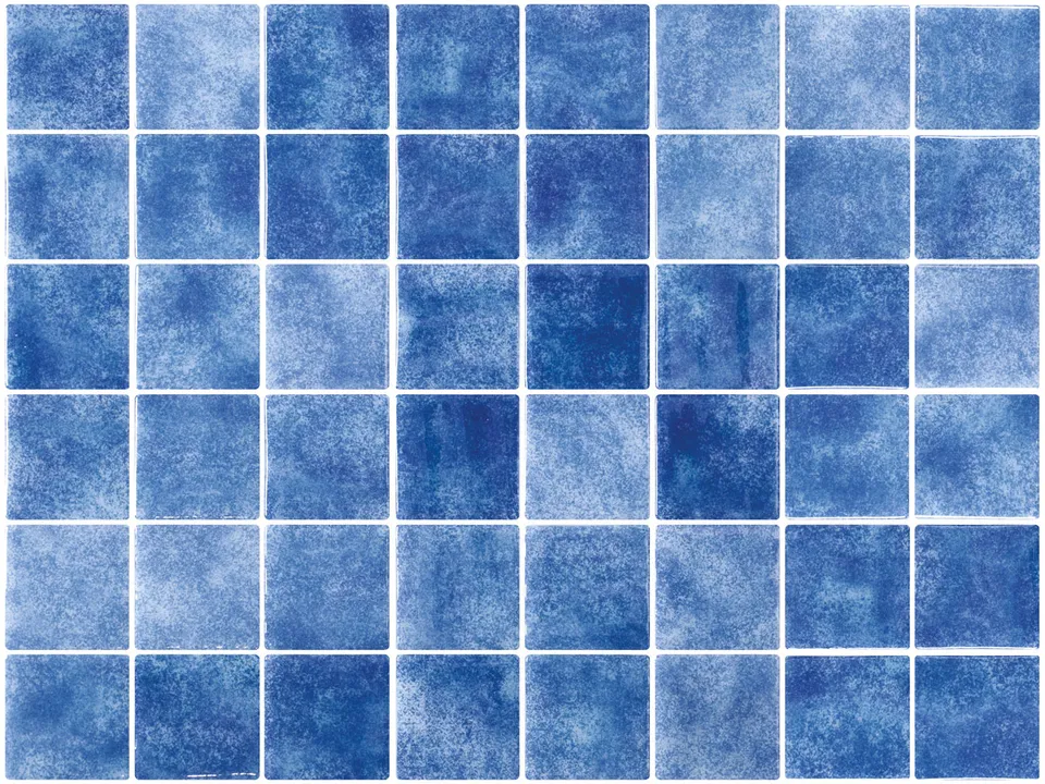 SQ Mosaic Genuine Fifty GN104 mosaico blu lucido 50x50 mm