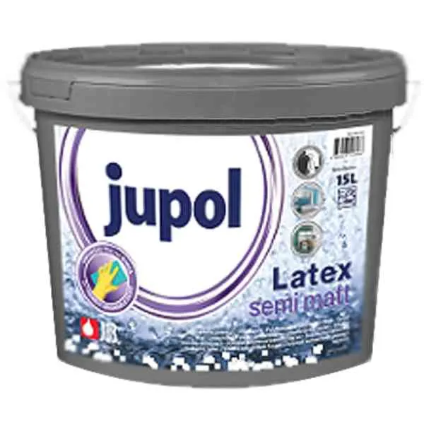Jub Jupol Latex Semi Matt 1001 pittura bianca 5 L