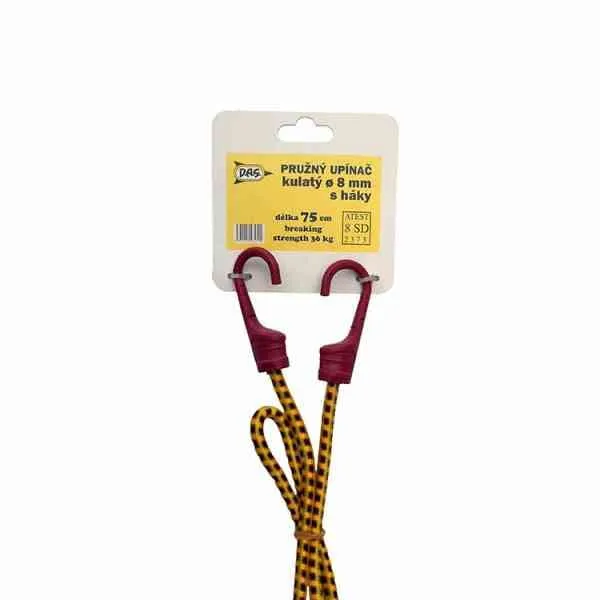 Dag corda elastica con ganci 75 cm 8 mm ragno nero