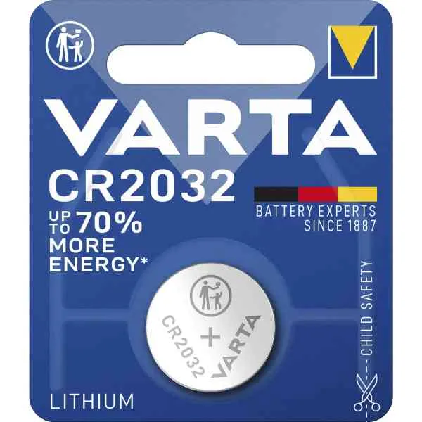 Varta CR2032 batteria litio 3V 1 pz