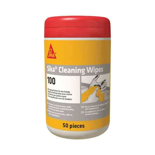 Sika Cleaning Wipes salviette pulizia 50 pezzi doppie