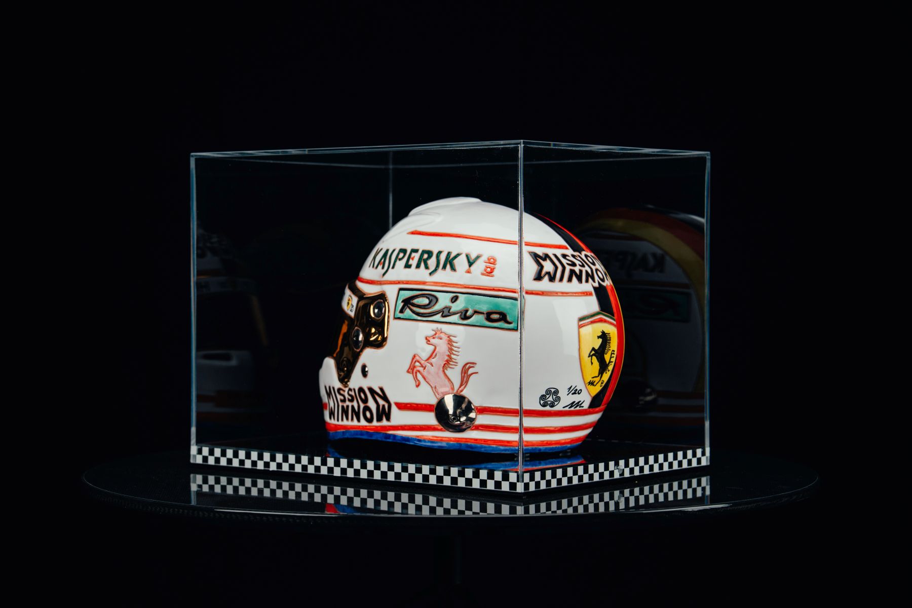 Cerasarda Art Helmets Helm SVT casco ceramica Vettel