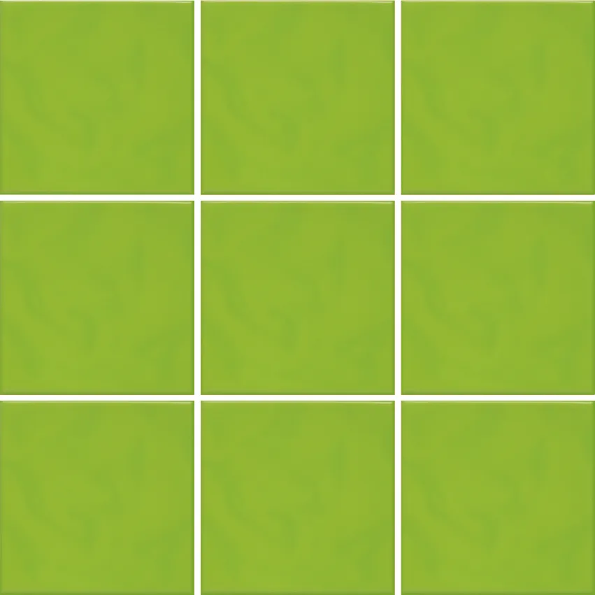 Recer Twist Green Kiwi M10×10 mosaico lucido parete