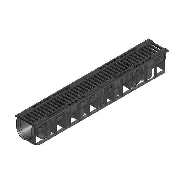 Hauraton Recyfix Standard 100 canaletta 100 cm griglia ghisa C250