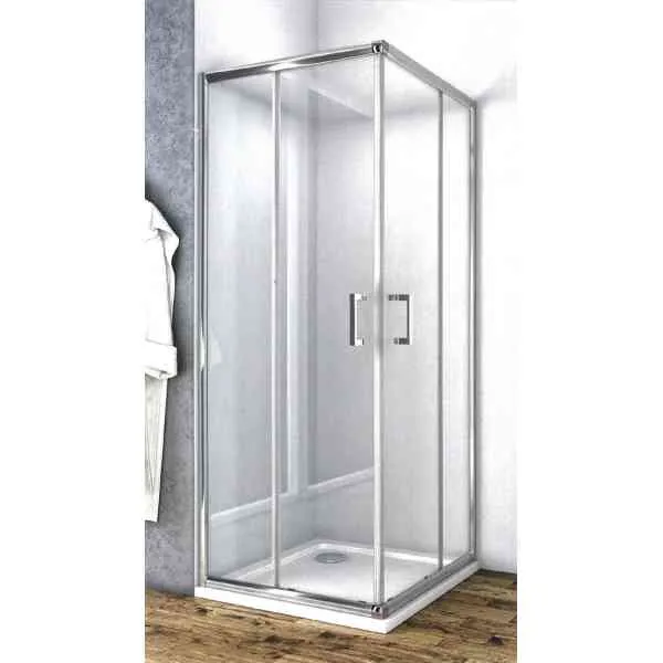 Lacus Mozia LSCA3 100 box doccia angolare cromo 100 cm