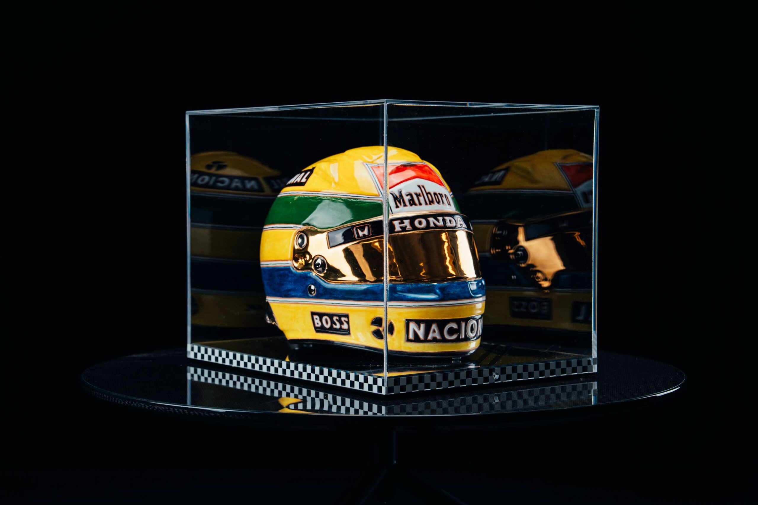 Cerasarda Art Helmets ASN88 casco ceramica decorativo Senna
