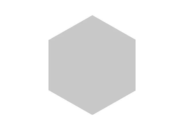 Roca Block Hexagon Gris Mate piastrella esagonale