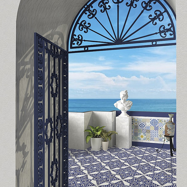 Viva Made Vietri Antichi Decori Piastrella Decorata