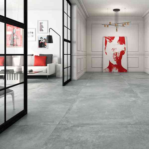 Geotiles Ground Gris piastrelle 60x60 opaco 1,44 m2 rettificato