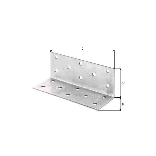 GAH Alberts 121327 Piastra Angolare 40x40x100 mm