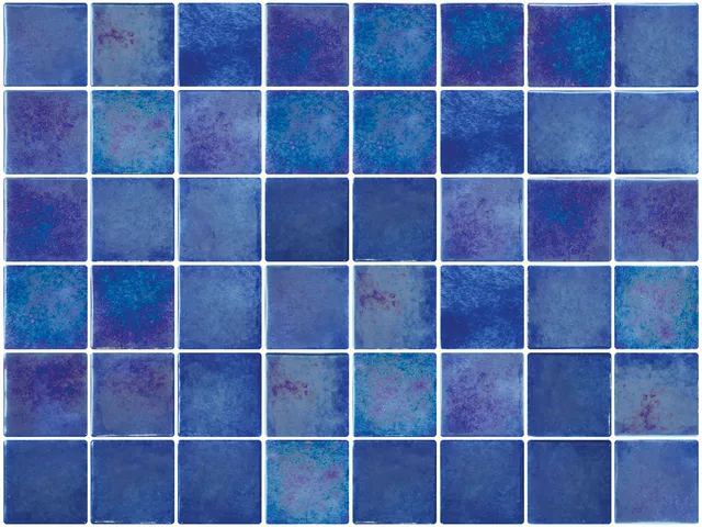 SQ Mosaic Pearl Fifty Pearl 106 mosaico blu lucido 50x50