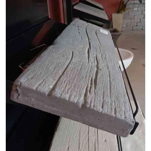 Art Beton Timber Piastra Esterno 90x25x4 Marrone Legno